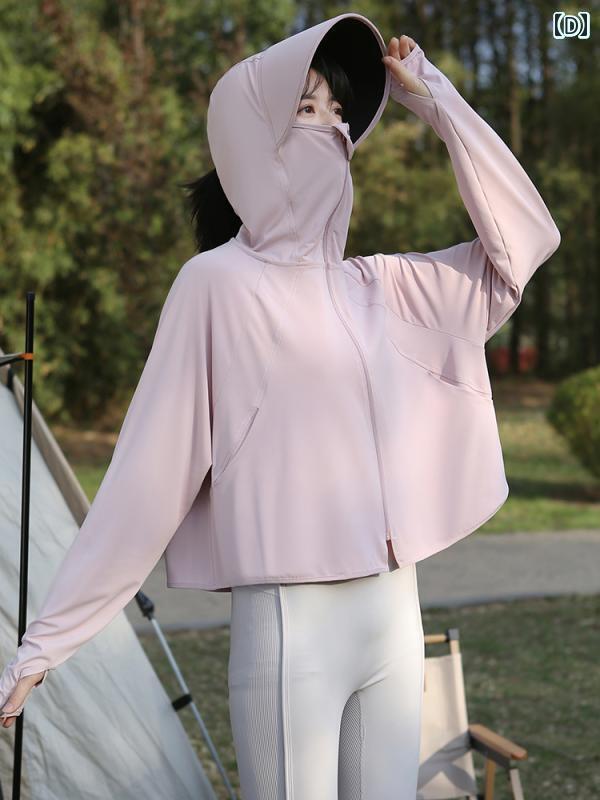 パーカー　薄手　カジュアル 冷感 日焼け防止 服 女性用 夏 2025 新型 紫外線 防止 upf 100 小さくて ..