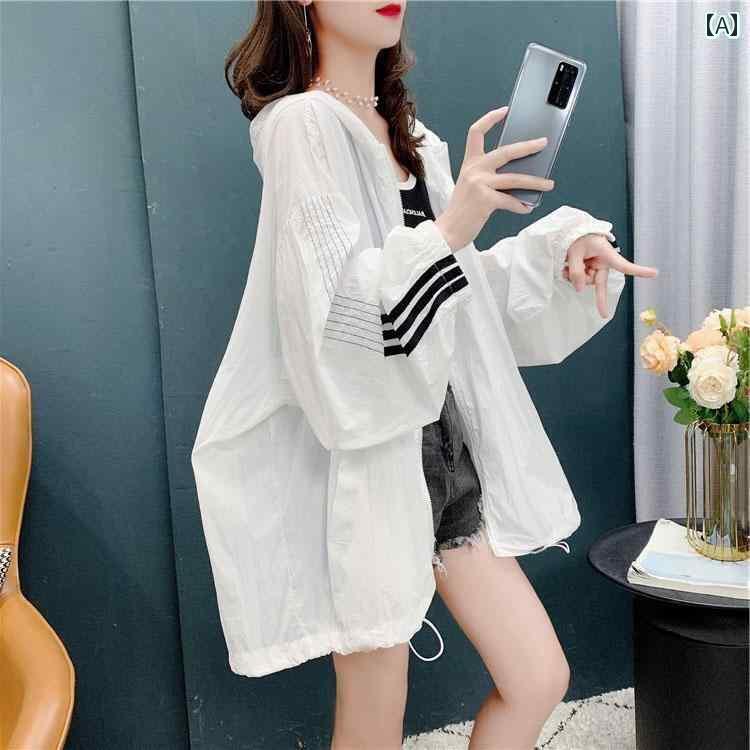 パーカー　薄手　カジュアル 冷感 フード付き 日焼け防止 服 女性用 夏用 薄手 ゆったり カジュアル 学..