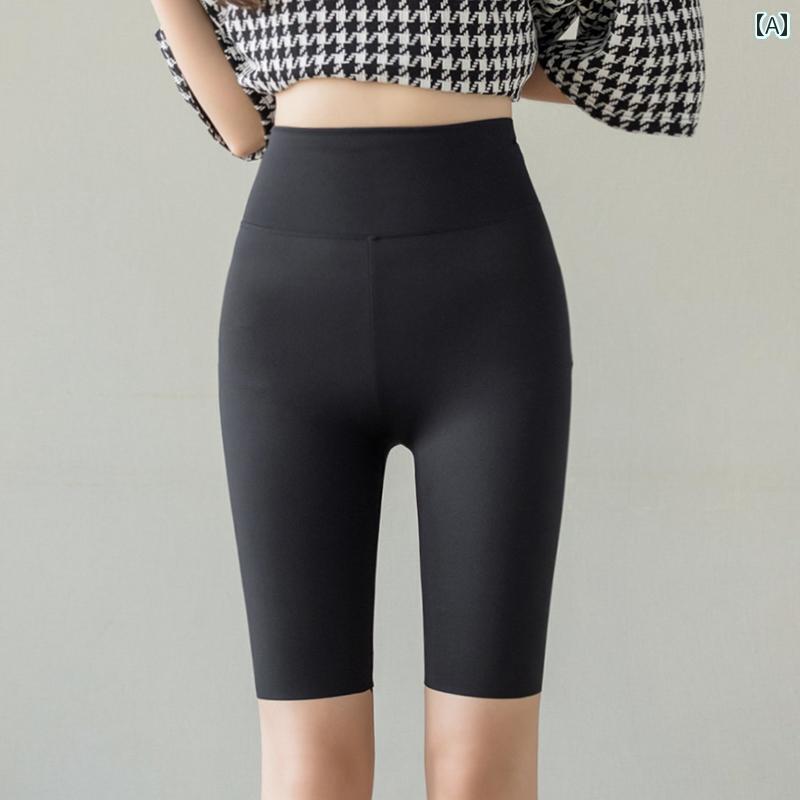 レディース　レギンス　シャーク 夏の アウターと して 着用 できる 女性用 サメ 皮 5点 レギンス 細身..