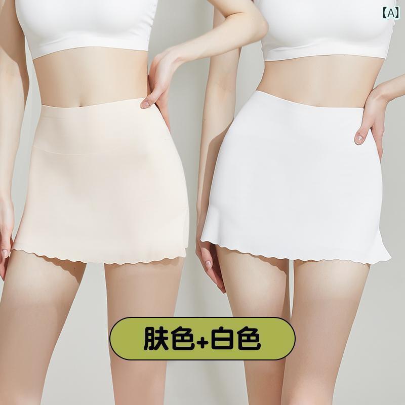 レディース　レギンス　シャーク 大きいサイズ 安全 パンツ シームレス 露出 防止 冷感 お腹を 引き締..