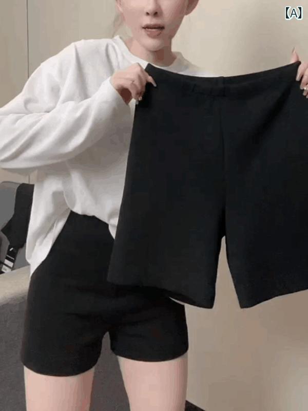 レディース　レギンス　シャーク 夏 薄手 大きめ サイズ レディース 服 2025 アウター レギンス 露出 防止 サイクリング パンツ 太め m..