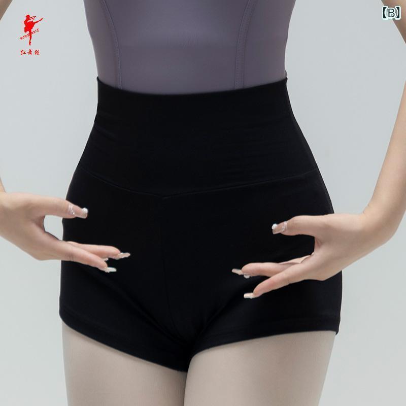 レディース　フィットネス　レギンス レッド ダンス シューズ ショーツ バレエ ボディ ワン ポイント ..