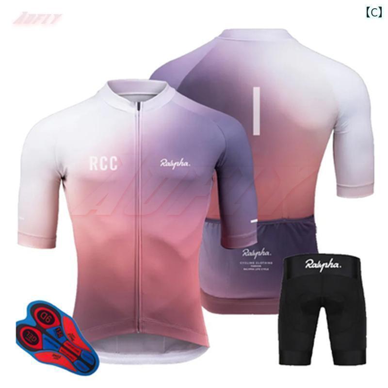 パンツ　スポーツ　ランニング RCC サイクリング ビブ ショーツ 半袖 スーツ メンズ ロード 通気性と 快適性 1