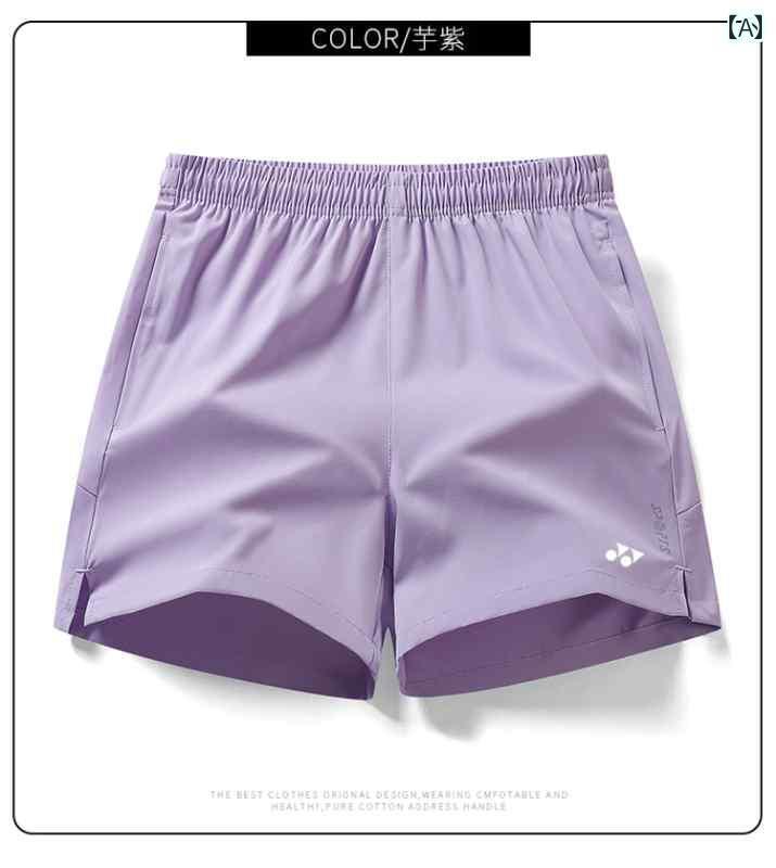 パンツ スポーツ ランニング YY 速乾 七分丈 パンツ 男女兼用 夏 トレーニング フィットネス 夜間 ランニング カジュアル バドミントン ショーツ スポーツ