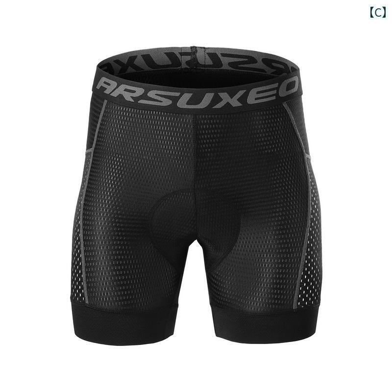スポーツ　パンツ　フィットネス Aisuou サイクリング 下着 メンズ 自転車 ショーツ シリコンパッド ロ..