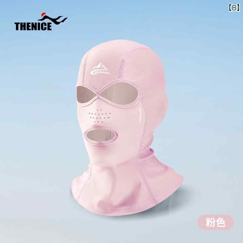 シュノーケリング　ゴーグル　マリン サーフィン サンシェード フェイス キニ ダイビング フード 屋外 ..