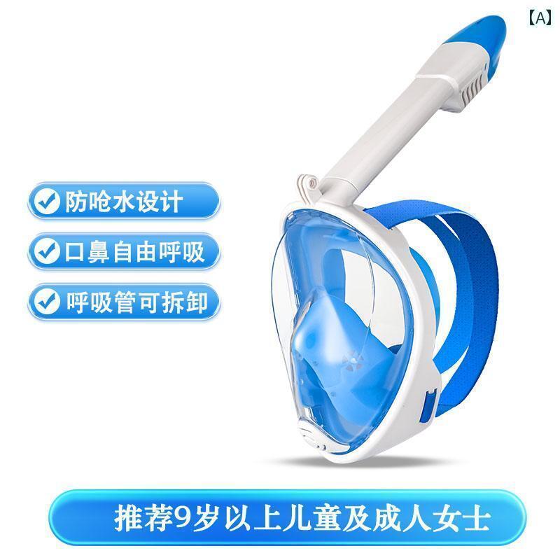 シュノーケリング　ゴーグル　マリン ダイビング マスク シュノーケリング 三 宝 大人 子供 水泳 メガ..