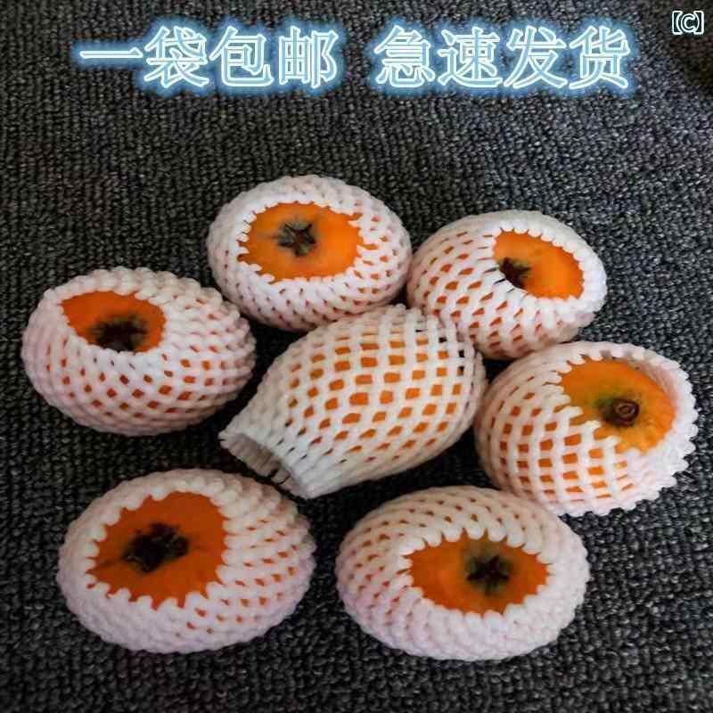 袋　メッシュ　ネット フルーツ ネット カバー 耐衝撃 保護 スイカ リンゴ ビワ 卵 バッグ 包装 プラム