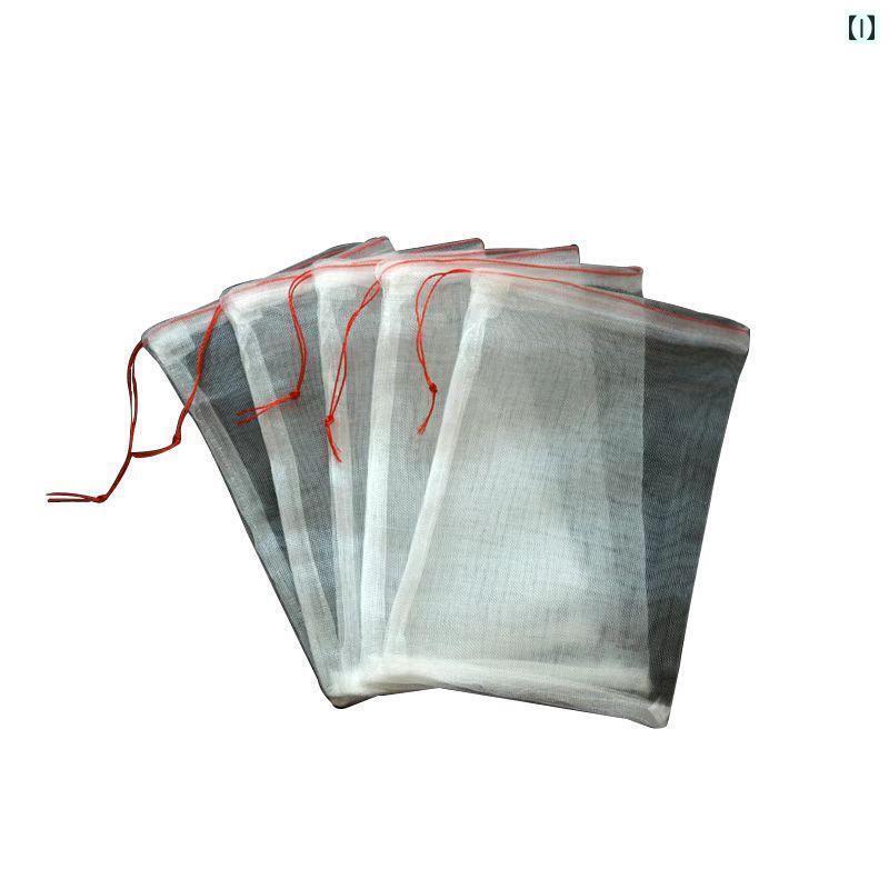 袋　メッシュ　ネット 米 発芽 バッグ ナイロンメッシュ 虫や 鳥を 防ぐ カバー ベーコン 乾燥 野菜 メ..