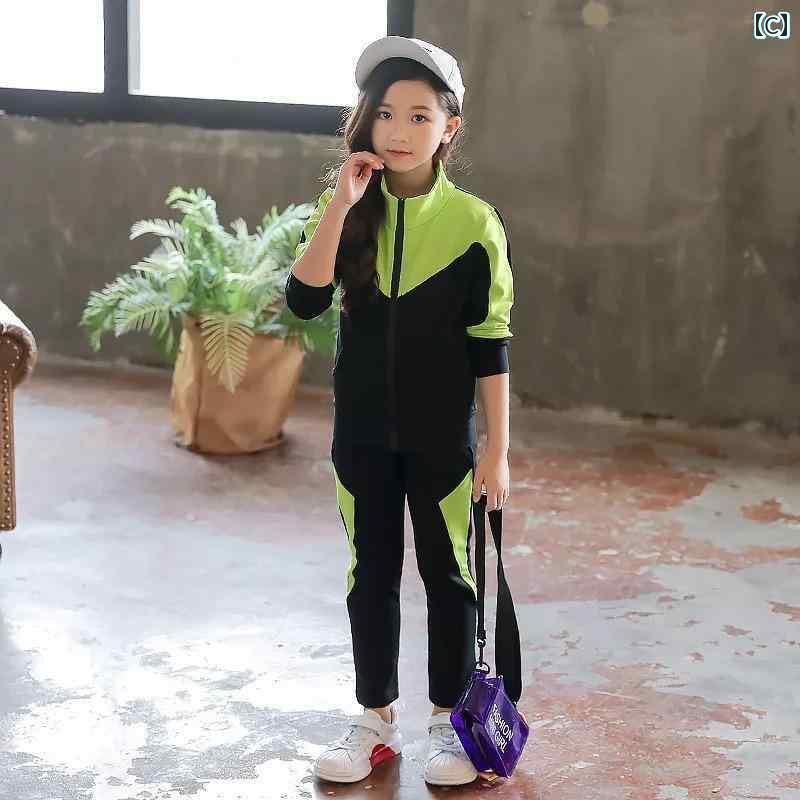 ゴルフ　ウェア　スポーツ 子供用 ゴルフ スポーツ スーツ 春秋 女の子 長袖 ジャケット ズボン 大きいサイズ ボール ユニフォーム ツーピース