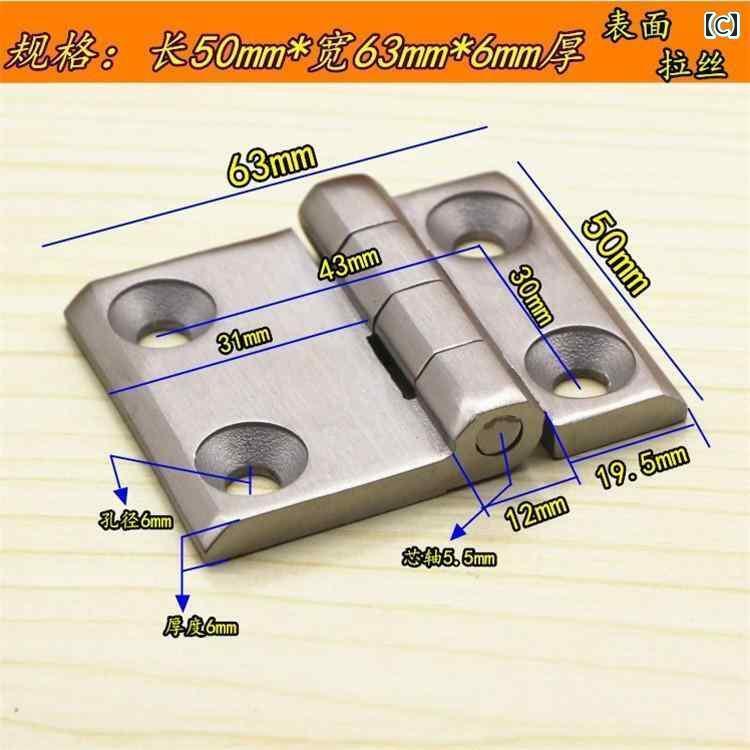 ヒンジ　ステンレス　ドア 304 ステンレスの 頑丈な ヒンジ 厚手 工業用 機械 設備 配電 盤 ヒンジ高 ..