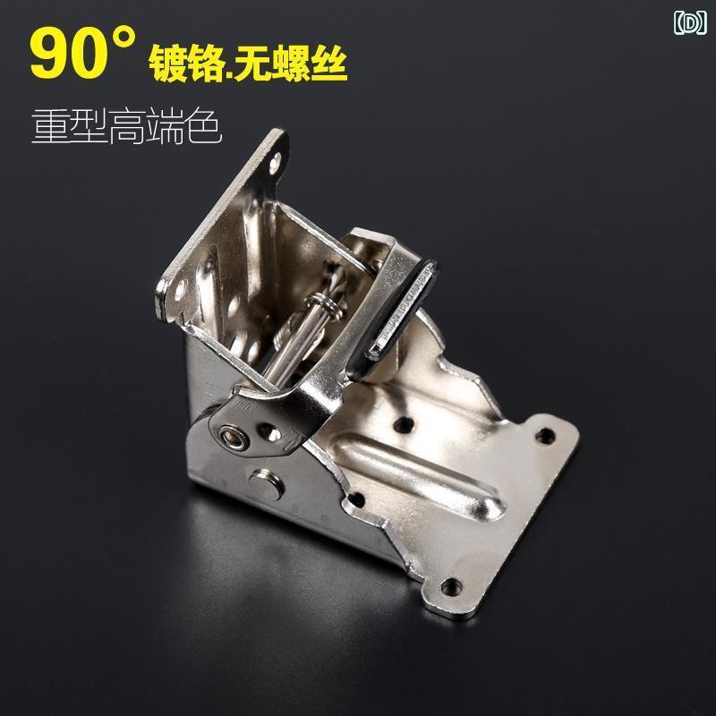 ヒンジ　ステンレス　ドア 45度 90度 セルフ ロック 折りたたみ ヒンジ コーヒー テーブル ベッド 椅子..