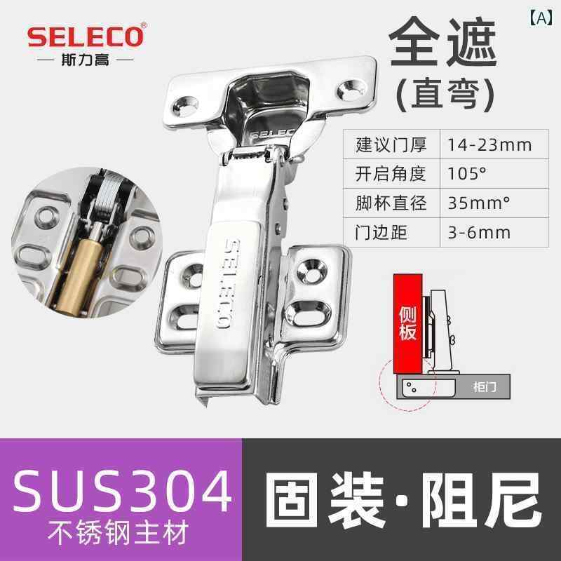 ヒンジ　ステンレス　ドア スライゴ ダンピング バッファー サイレント ワードローブ ドア パイプ ヒン..