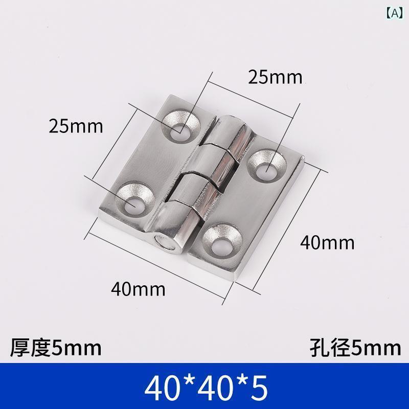 ヒンジ　ステンレス　ドア 304 ステンレス ヒンジ 厚手 cl 23650 / 40 mm スタッド 付き 工業用 ヘビー..