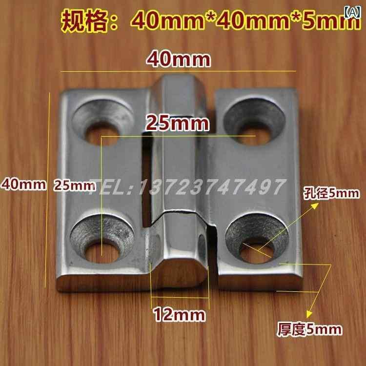 金具　取付　ヒンジ 304 ステンレスの 頑丈な ヒンジ 厚手 工業用 電気 キャビネット 耐 荷重 リーフ ..