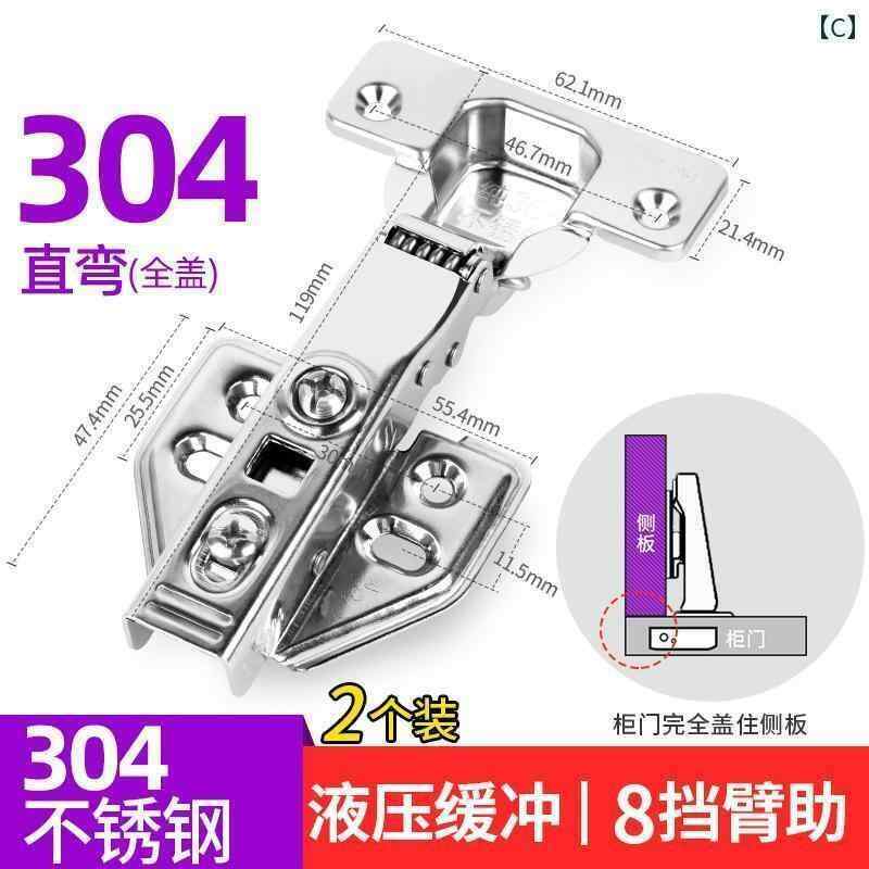 金具　取付　ヒンジ 304 ステンレス キャビネット ドア アクセサリ 航空 機用 スプ...