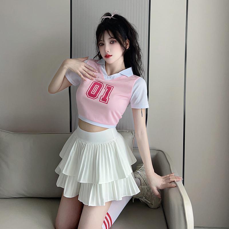 レディース　エクササイズ　パンツ 学生 チアリーディング パフォーマンス 服 韓国 エアロビクス 女性 ..