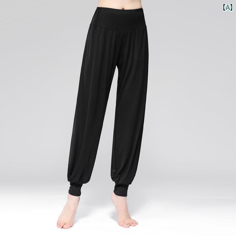 レディース　エクササイズ　パンツ ダンス トレーニング スーツ レディーススーツ ゆったり ブルマー ..