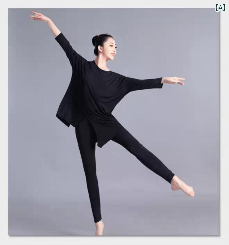 レディース　エクササイズ　パンツ ダンス 衣装 レディース ゆったり トップス モダン クラシック 大人 トレーニング 服 モダール ボディー アート 検査 基礎 スーツ