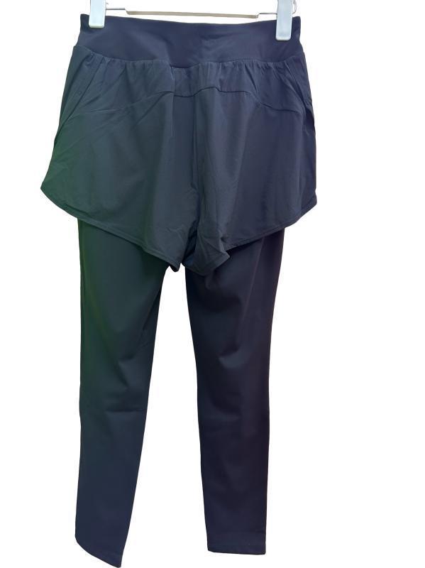 レディース　エクササイズ　パンツ カウンターの レディース 春夏高 弾性 タイト ヨガ フィットネス パンツ 安定 した ラップ 反射