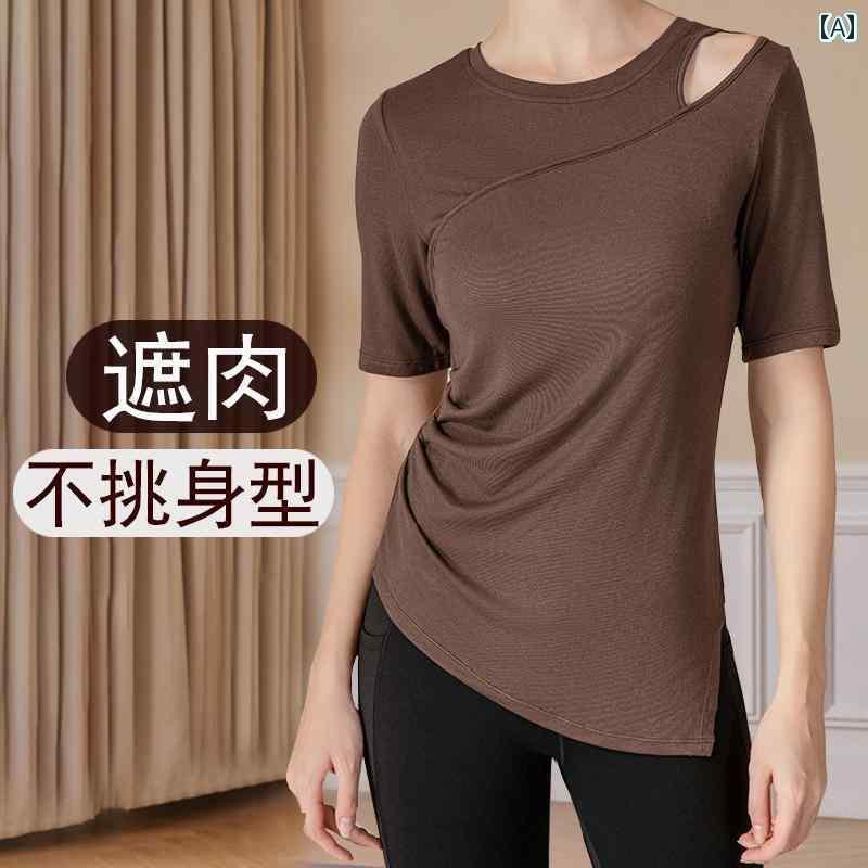 フィットネス　レディース　ウェア　パンツ 高級 ヨガ ウェア レディーストップス 半袖 ランニング ス..