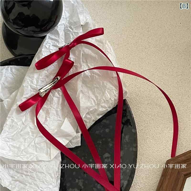 リボン　アクセサリー　ロープ ジェニー ジン ジーニ 同じ リボンの ヘア ピン バ...