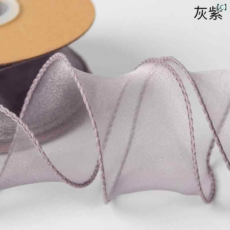 リボン　アクセサリー　ロープ セントラル エアコンの 吹き出し 口の 装飾 リボン リボンの 弓 花束 包装 ケーキ 編み込み ウェーブ