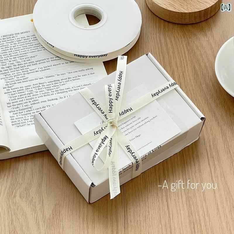 リボン　アクセサリー　ロープ 1 cm 生地 英語 リボン ギフト パッケージ タイ ロープ 花柄 ベーキング..