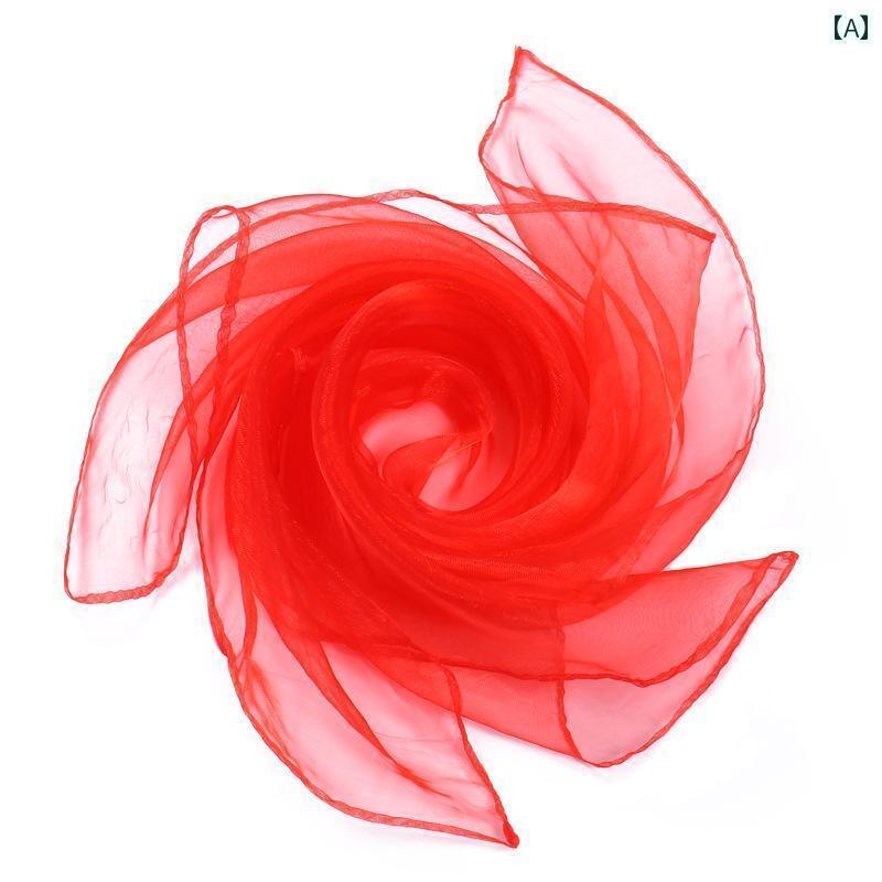 リボン　アクセサリー　ロープ 幼稚園の カラフルな シルクスカーフ 早期 教育 子供の 象徴 統合 玩具 ..