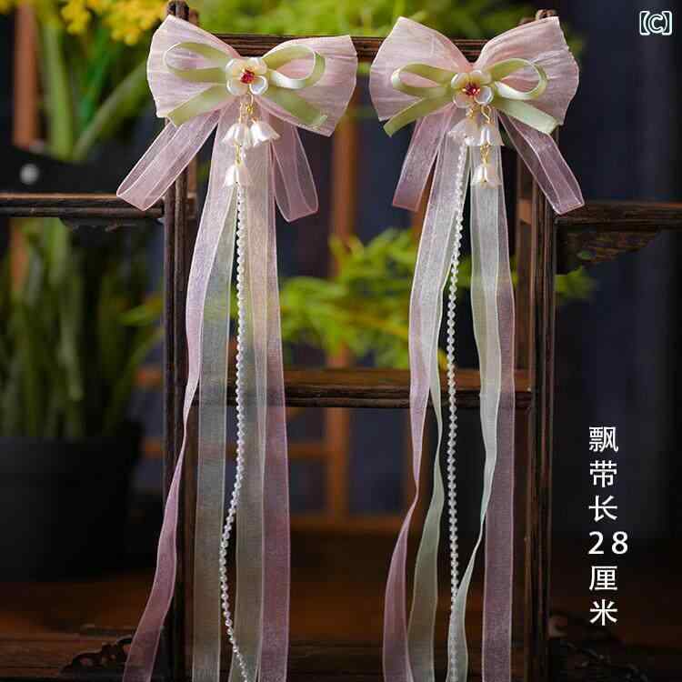 リボン　アクセサリー　ロープ オールインクルーシブ ロング リボン 子供用 レトロ...