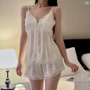インナー レース キャミソール AITA 春夏 ナイトドレス セット 冷感 スリング小 胸 無地 ホームウェア レース ショーツ セクシー パジャマ