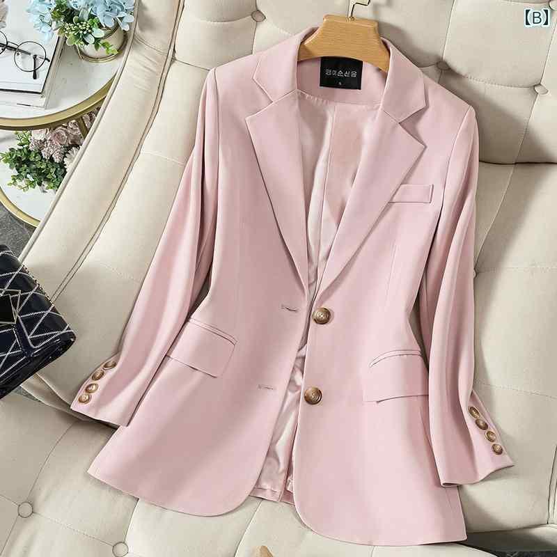 レディース　カジュアル　ウェア 女性用 イエロー スモール スーツ ジャケット スモールサイズ 2025 春..