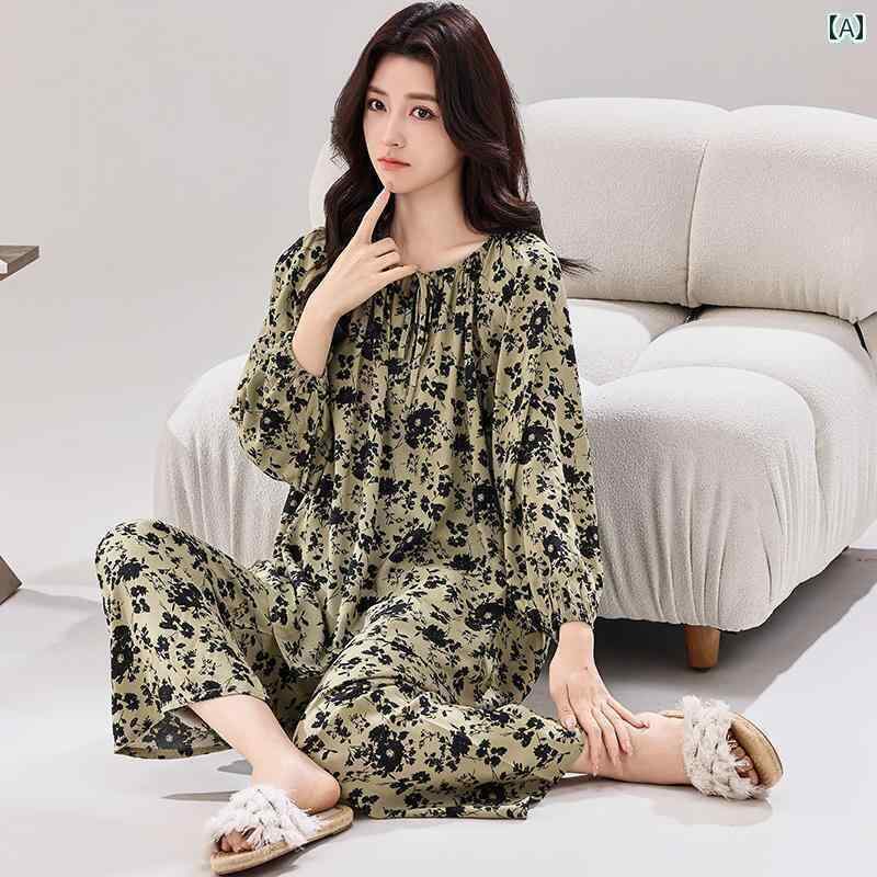 パジャマ 上下 薄手 2025 春夏 レディース 綿 パジャマ セット 甘く ゆったり レーヨン 薄手 室内 着は 外出 着と しても 着用 可能