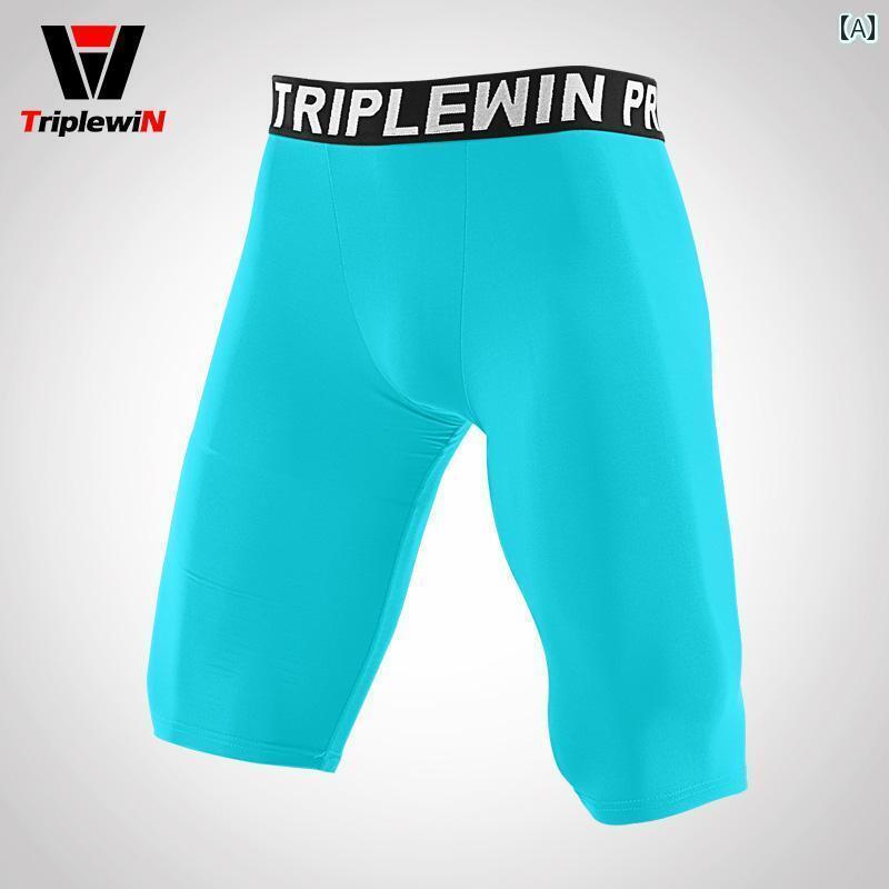 フィットネス タイト ウェア 速乾 通気性 伸縮性 ボトム スポーツ フィットネス バスケットボール フットボール メンズ タイト タックル 5 ポイント パンツ 黒と 白 グレー 薄手