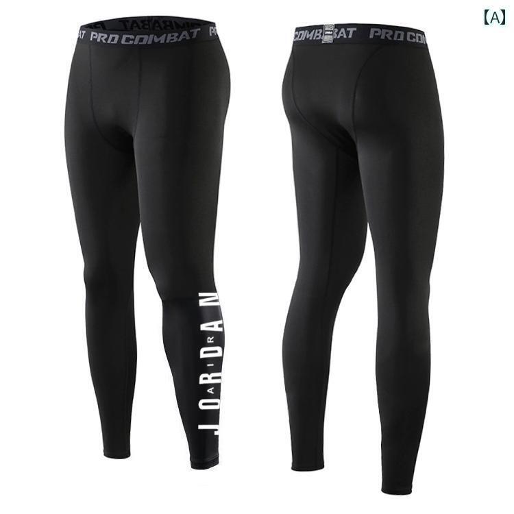 メンズ フィットネス タイト タイトな パンツ 七分丈の メンズ フィットネスウェア高 伸縮性 速乾 ランニング スポーツ 用品 トレーニング用 バスケットボール ボトム ストッキング