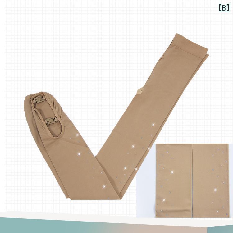 フィギュア　スケート　トレーニング フィギュア スケート パフォーマンス 競技用 ソックス 子供用 シューズ 大人用 ロング レギンス 暖かい