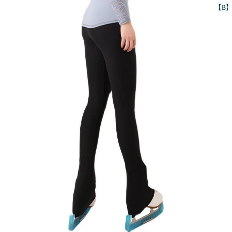 フィギュア　スケート　ウェア DVWVB アイス ダンス エルフ フィギュア スケート 生地 子供用 大人用 女性用 トレーニング パンツ ズボン