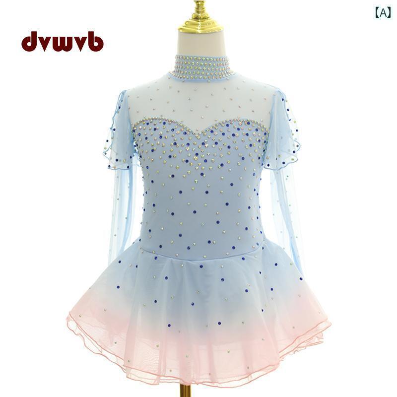 フィギュア　スケート　ウェア フィギュア スケート プロの パフォーマンス 服 スケートな Costen 子供 大人 スカート A 125