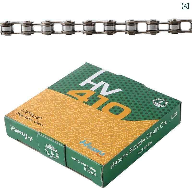 自転車　チェーン　マウンテンバイク HASSNS 高強度 自転車 シングル スピード チェーン BMX / ストリ..