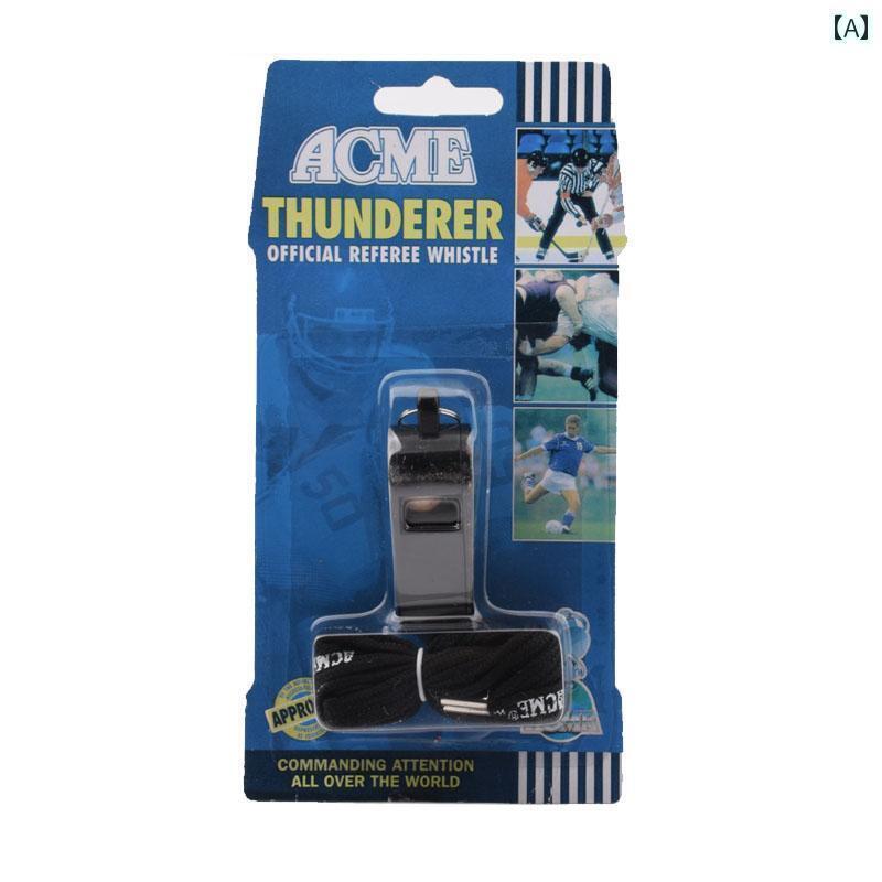 ホイッスル　審判　スポーツ ACME 高級 ホイッスル 核 フットボール バスケットボール 審判用 スポーツ 審判 コーチ 専用 付き