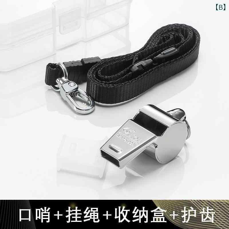 ホイッスル　審判　スポーツ Huren クラシック アルト 審判用 ホイッスル ストラップ 付き 子供用 アウ..