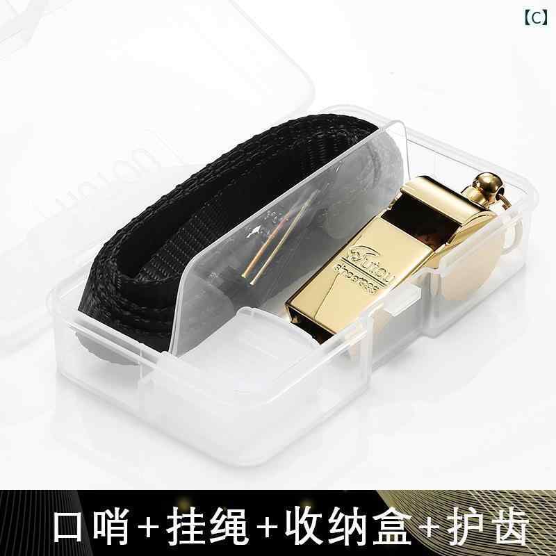 ホイッスル　審判　スポーツ タイガーヘッド ホイッスル ハイ ピッチ アセンブリ コマンド 銅製 ファミリー 緊急 子供 アウトドア サバイバル 金属 審判用