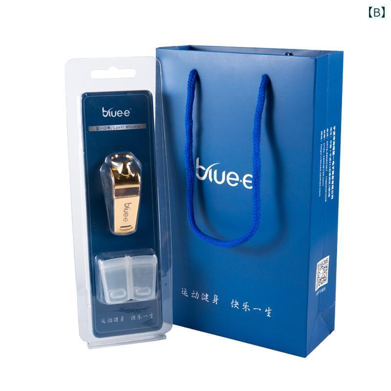 ホイッスル　審判　スポーツ BLUEE 銅 ホイッスル スポーツ 審判 コーチ 集合 指揮 ホイッスル大 音量 ..
