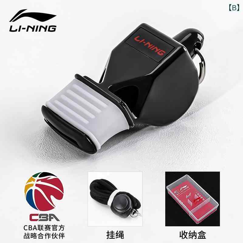 ホイッスル　審判　スポーツ Li Ning ホイッスル 審判 専用 プロ バスケットボール サッカー スポーツ 先生 ゲーム ダイナミック大 音量 イルカ