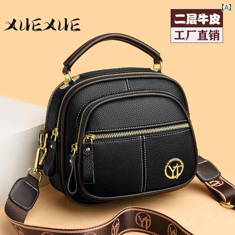 Rakuten - レディース　バッグ　トート 女性用 軽量 高級 ハンドバッグ アップル バッグ 革 質感 多層 マザーズバッグ 中年用 ショルダー メッセンジャーバッグ