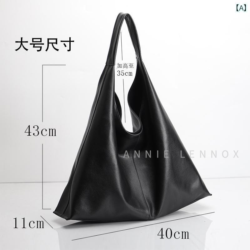 レディース　バッグ　ハンド 三角 トートバッグ第一層 牛革 トートバッグ 革 バッグ レディース 高級大容量 ワンショルダー 脇下 通勤 大型