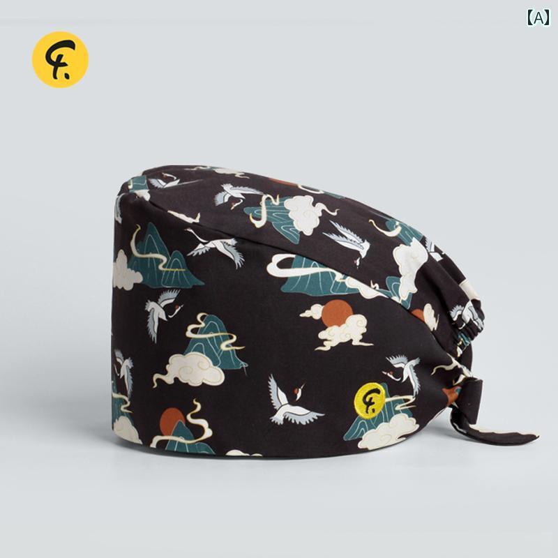 ターバン 帽子 スカーフ ファラン 医師 看護 師 作業 帽子 ひょうたん 包 頭 ターバン 民族 スタイル シリーズ 男女 春夏