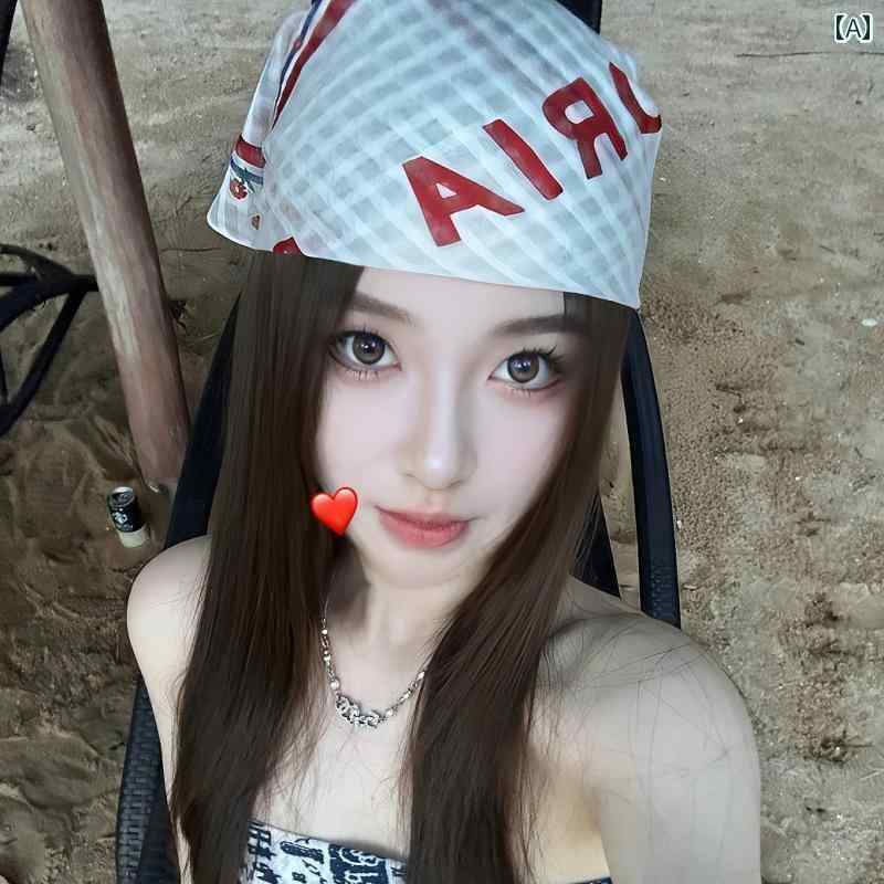 ターバン　帽子　スカーフ アメリカン 綿 スクエア スカーフ 多機能 ヘッド バンド 春夏 さわやか ヘア..