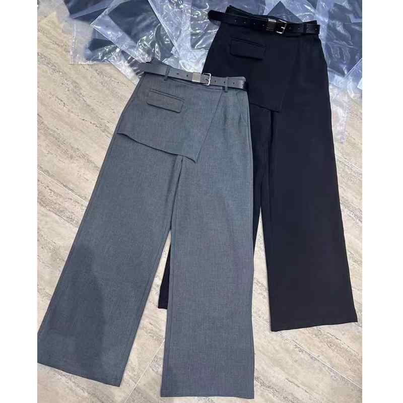 パンツ レディース ワイドパンツ スラックス ズボン ロング丈 ストレートパンツ ハイウエスト 美脚 ゆったり 体型カバー 大きいサイズ 脚長効果 センタープレス きれいめ 通勤用 普段使い オフィス カジュアル 無地 上品 高級感 シンプル 春夏秋冬