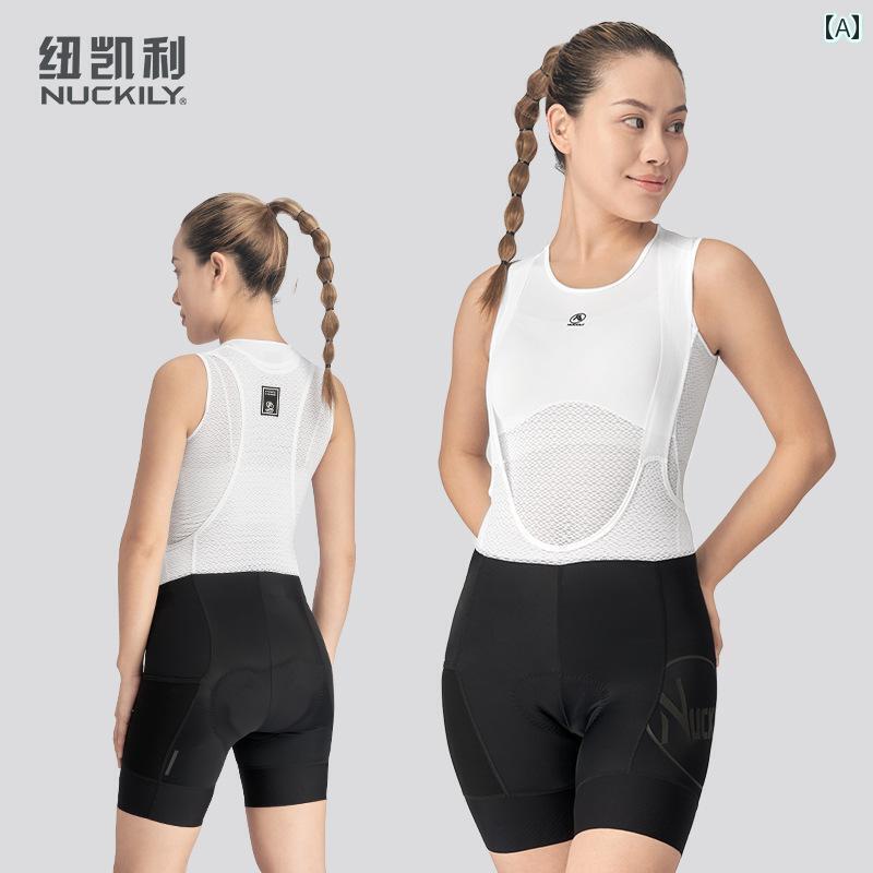サイクリング　ビブ　メンズ ロード バイク NUCKILY サイクリング パンツ レディース 夏用 自転車 スリ..